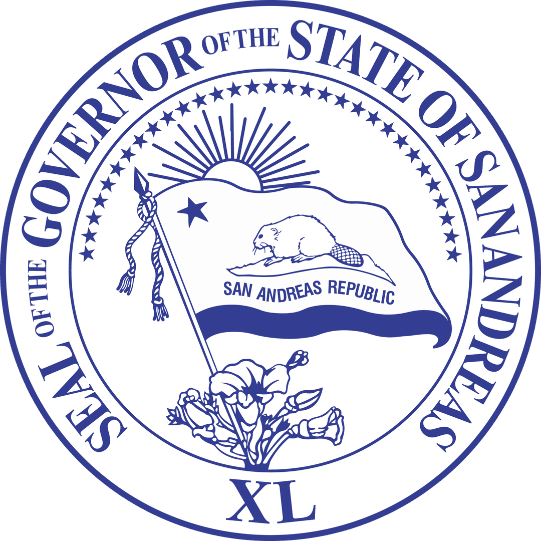 Seal of the Governor of the state of san andreas